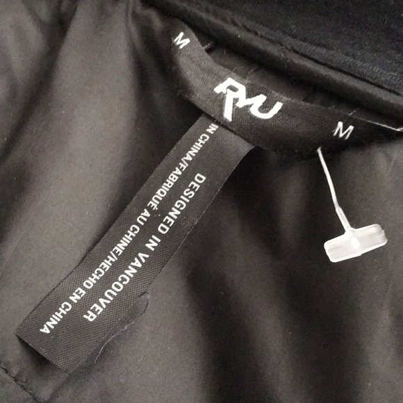 NWOT RYU  Ethos Black Bomber  Unisex Jacket Size M - Picture 11 of 15